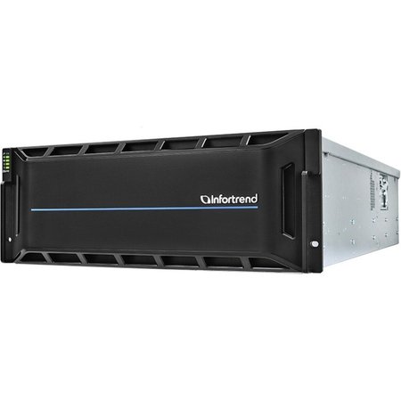 INFORTREND Eonstor Gs 3000 Unified Storage, 4U/60 Bay, Redundant Controllers, 60 GS3060R0CLF0J-10T1